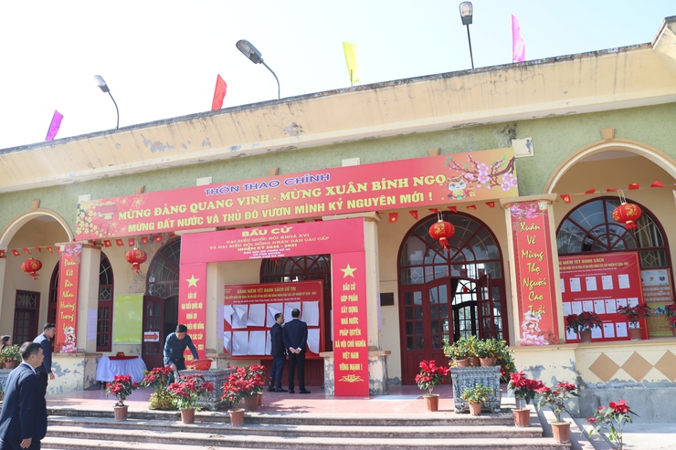 Đoàn kiểm tra, giám sát số 08 của Uỷ ban MTTQ Việt Nam TP Hà Nội về kiểm tra, giám sát công tác bầu cử- Ảnh 7.