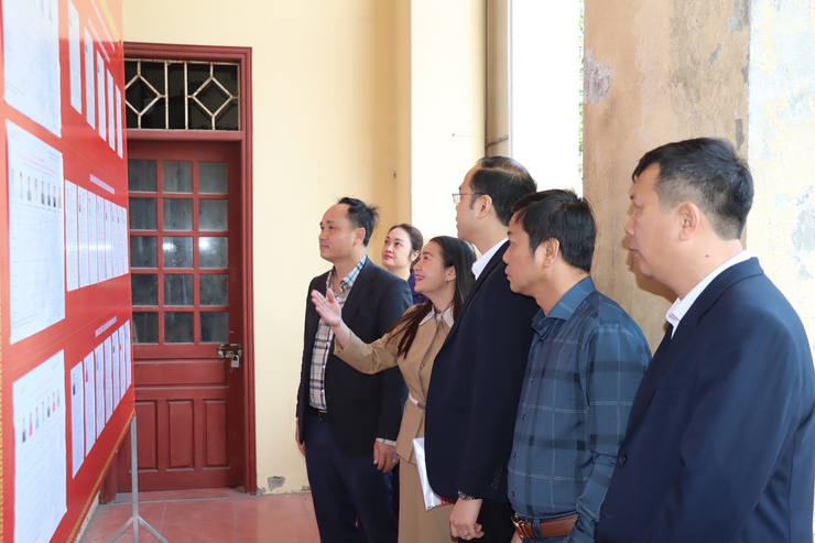 Đoàn kiểm tra, giám sát số 08 của Uỷ ban MTTQ Việt Nam TP Hà Nội về kiểm tra, giám sát công tác bầu cử- Ảnh 8.