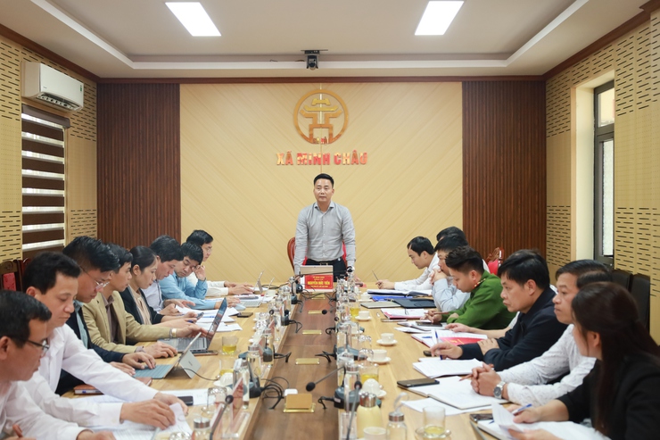 Hội nghị lần thứ Bảy – Ban Chấp hành Đảng bộ xã Minh Châu khóa I quyết nghị nhiều nội dung quan trọng- Ảnh 1.