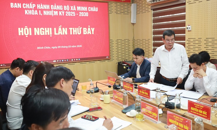 Hội nghị lần thứ Bảy – Ban Chấp hành Đảng bộ xã Minh Châu khóa I quyết nghị nhiều nội dung quan trọng- Ảnh 8.