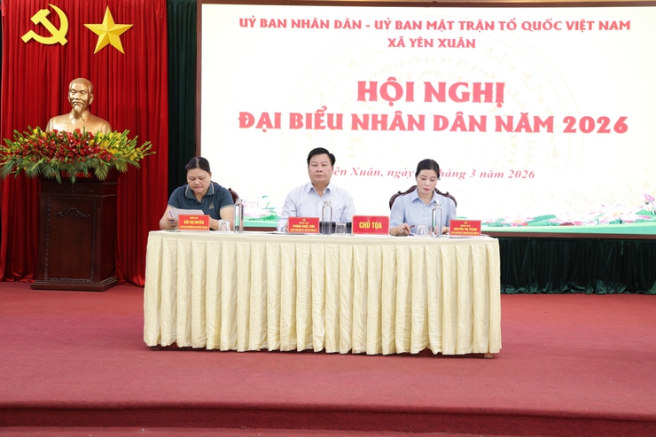 Xã Yên Xuân tổ chức thành công Hội nghị đại biểu nhân dân
năm 2026- Ảnh 7.