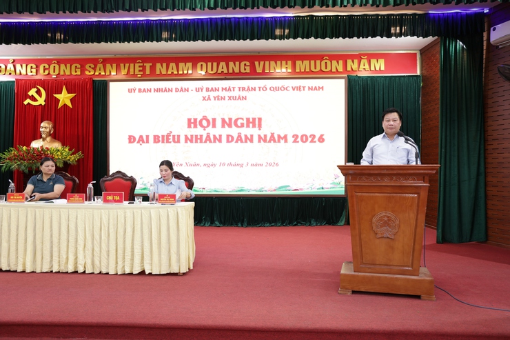 Xã Yên Xuân tổ chức thành công Hội nghị đại biểu nhân dân
năm 2026- Ảnh 8.