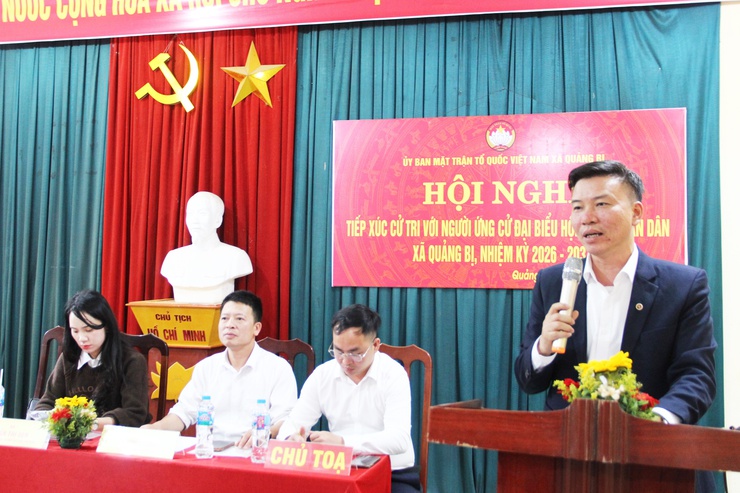 Các ứng cử viên đại biểu HĐND xã Quảng Bị nhiệm kỳ 2026 -2031, Đơn vị bầu cử số 09, đã hoàn thành tiếp xúc cử tri, vận động bầu cử tại 07 thôn gồm: thôn Bến, Đồng Dâu, thôn Leo, Giữa, thôn Và, thôn Đừn và thôn Đầm- Ảnh 11.