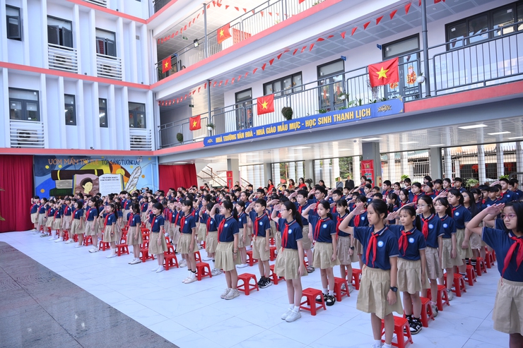 Trường Tiểu học Đoàn Thị Điểm, Phường Phú Thượng vinh dự là điểm cầu của Thủ đô hà nội trong ngày hội “thiếu nhi vui khỏe – tiến bước lên đoàn” toàn quốc năm 2026- Ảnh 2.