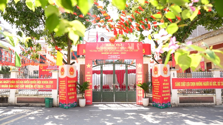 Dương Hoà đa dạng hình thức tuyên truyền, cổ động trực quan về bầu cử - Ảnh 15.