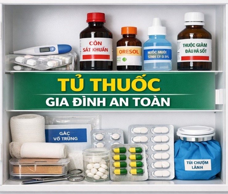 TỦ THUỐC GIA ĐÌNH AN TOÀN- Ảnh 1.
