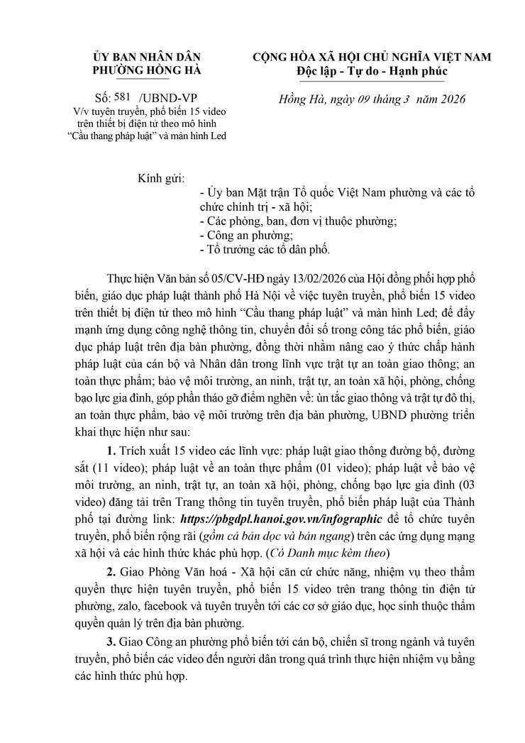 Phường Hồng Hà đẩy mạnh tuyên truyền pháp luật qua mô hình "Cầu thang pháp luật" và màn hình Led- Ảnh 1.