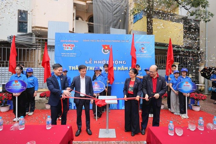 Tuổi trẻ Tây Hồ tích cực chuẩn bị cho ngày hội non sông- Ảnh 2.