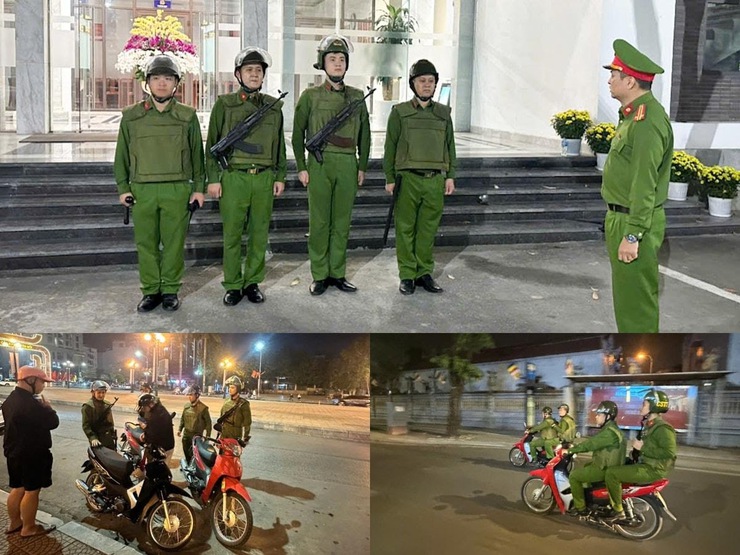 Công an phường Tây Hồ bảo đảm an ninh trật tự phục vụ bầu cử- Ảnh 2.