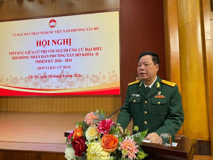 Ứng cử viên đại biểu HĐND phường Tây Hồ tiếp xúc cử tri đơn vị bầu cử số 5: Khẳng định tinh thần nghe - nói - làm!- Ảnh 3.