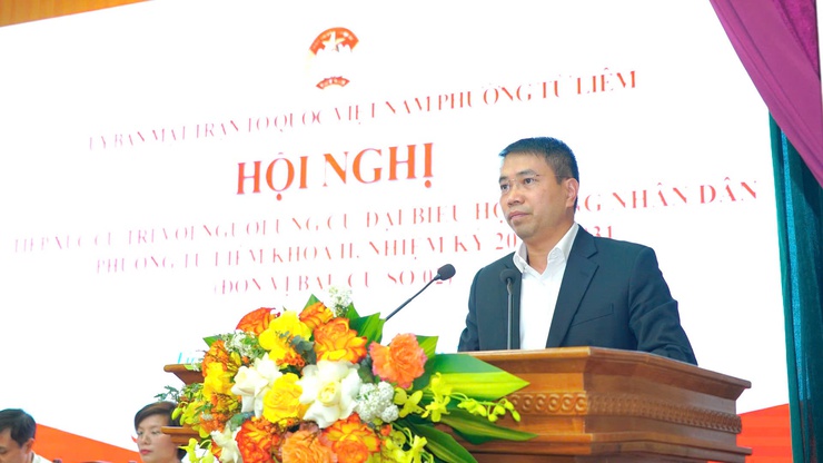 Tổ chức hội nghị tiếp xúc cử tri với người ứng cử đại biểu HĐND phường Từ Liêm khóa II, nhiệm kỳ 2026–2031 tại đơn vị bầu cử số 02- Ảnh 5.