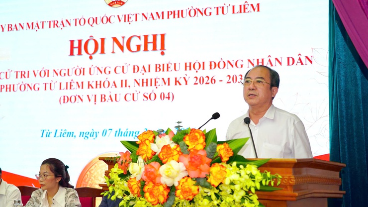 Hội nghị tiếp xúc cử tri với người ứng cử đại biểu HĐND phường Từ Liêm khóa II, nhiệm kỳ 2026 – 2031 (Đơn vị bầu cử số 04)- Ảnh 10.