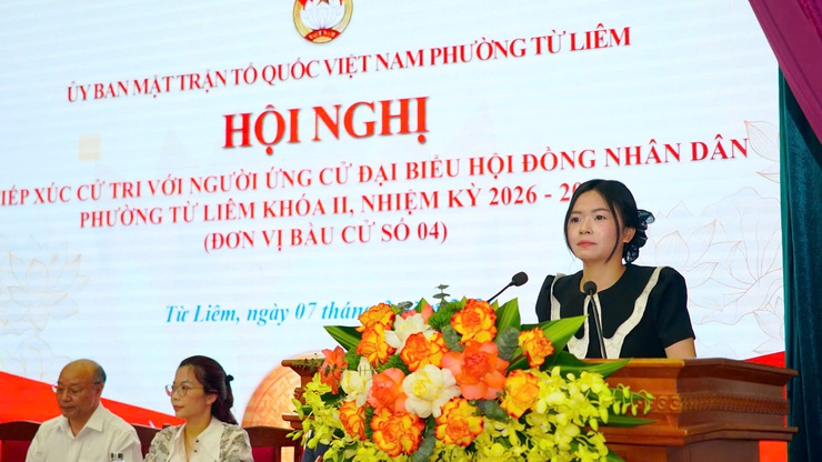 Hội nghị tiếp xúc cử tri với người ứng cử đại biểu HĐND phường Từ Liêm khóa II, nhiệm kỳ 2026 – 2031 (Đơn vị bầu cử số 04)- Ảnh 9.