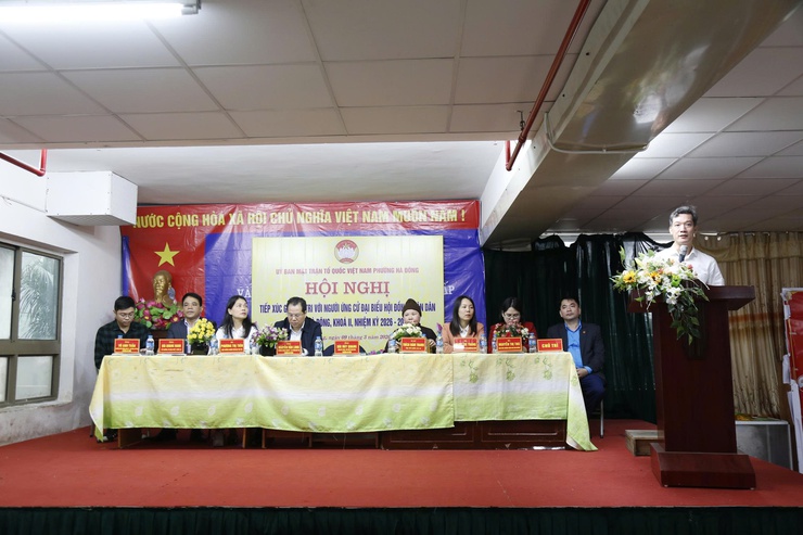 Đơn vị bầu cử số 4 hoàn thành hội nghị tiếp xúc cử tri vận động bầu cử- Ảnh 1.