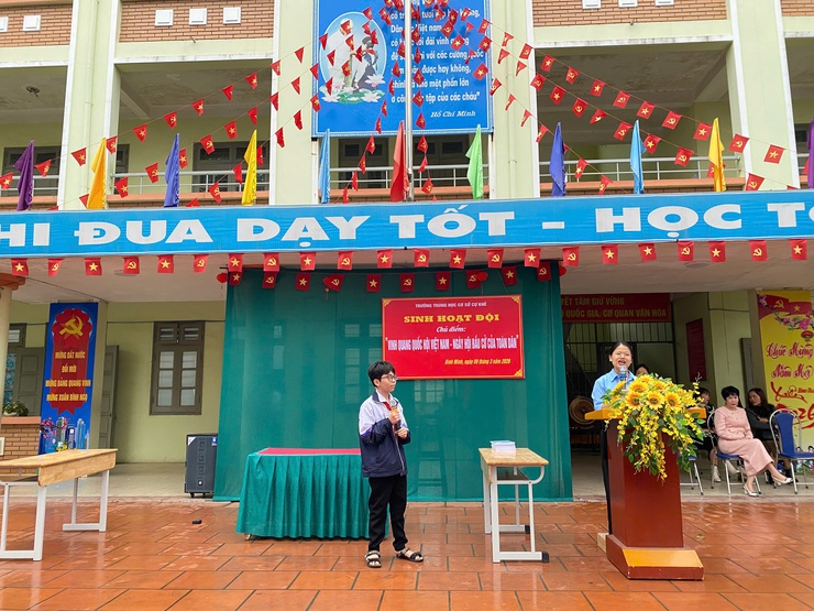 NGÀNH GIÁO DỤC & ĐÀO TẠO XÃ BÌNH MINH ĐẨY MẠNH TUYÊN TRUYỀN BẦU CỬ- Ảnh 1.