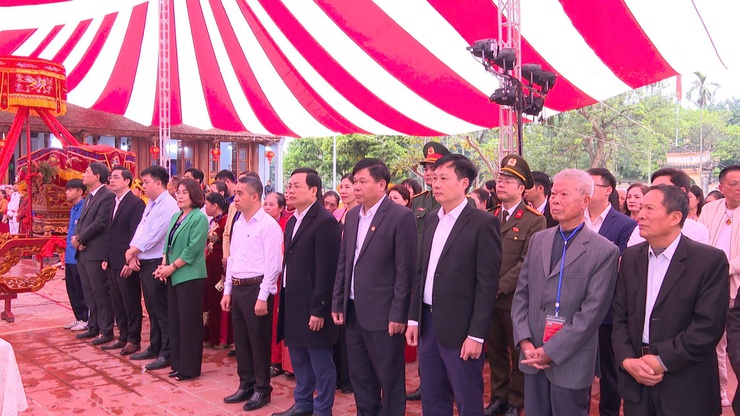 Lãnh đạo xã Thanh Trì dự khai mạc Lễ hội truyền thống làng Yên Mỹ Xuân Bính Ngọ 2026- Ảnh 1.