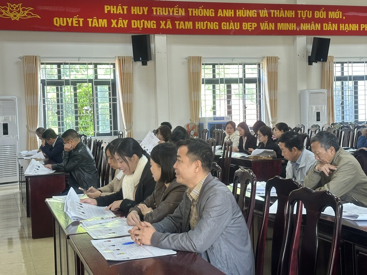 Xã Tam Hưng tổ chức hội nghị mạn đàm, giới thiệu tiểu sử tóm tắt người ứng cử đại biểu Quốc hội khóa XVI và đại biểu HĐND các cấp nhiệm kỳ 2026–2031- Ảnh 5.