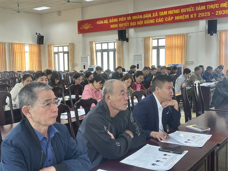 Xã Tam Hưng tổ chức hội nghị mạn đàm, giới thiệu tiểu sử tóm tắt người ứng cử đại biểu Quốc hội khóa XVI và đại biểu HĐND các cấp nhiệm kỳ 2026–2031- Ảnh 3.