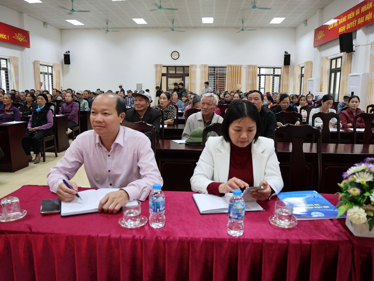 Thôn Bạch Nao tổ chức họp dân triển khai công tác GPMB Dự án Khu đô thị thể thao Olympic- Ảnh 2.