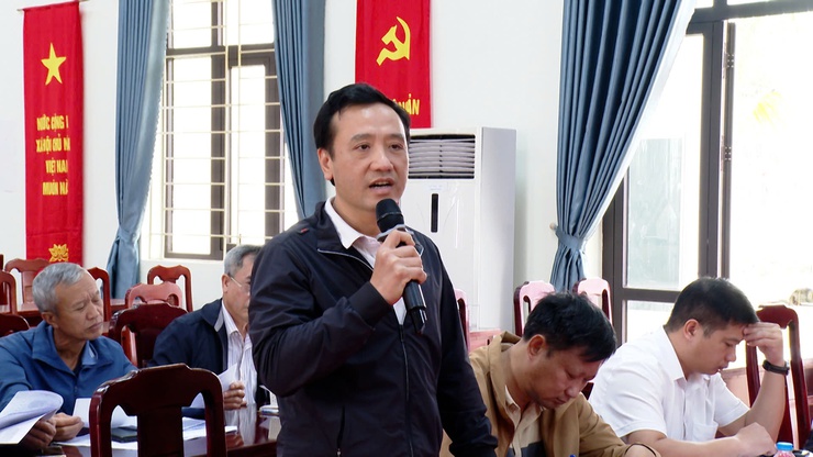 UBND XÃ ỨNG HÒA TỔ CHỨC HỘI NGHỊ PHỔ BIẾN QUY CHẾ BỐC THĂM VỊ TRÍ ĐẤT TÁI ĐỊNH CƯ.- Ảnh 2.