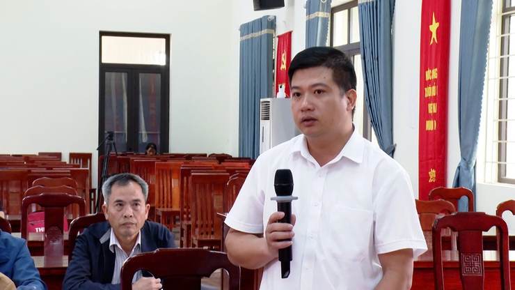 UBND XÃ ỨNG HÒA TỔ CHỨC HỘI NGHỊ PHỔ BIẾN QUY CHẾ BỐC THĂM VỊ TRÍ ĐẤT TÁI ĐỊNH CƯ.- Ảnh 3.