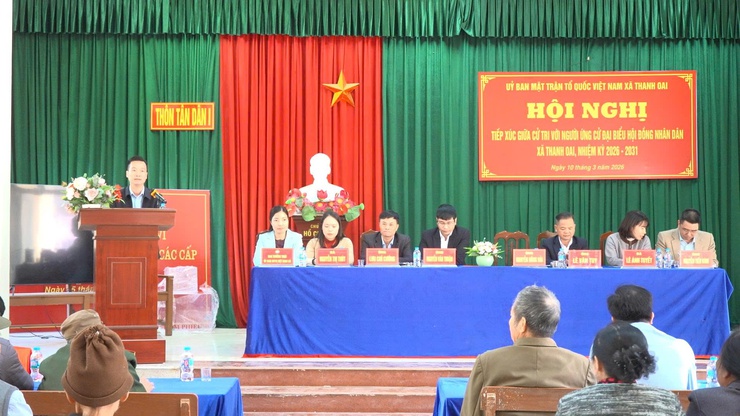 Cử tri thôn Tân Dân 1 tin tưởng, kỳ vọng vào các ứng cử viên đại biểu HĐND xã Thanh Oai- Ảnh 6.