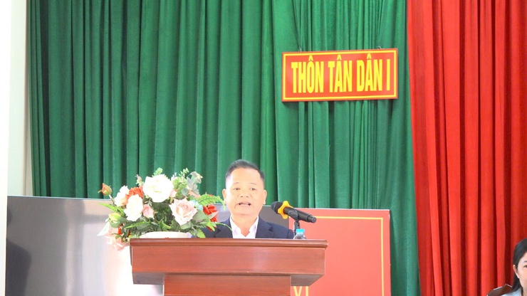 Cử tri thôn Tân Dân 1 tin tưởng, kỳ vọng vào các ứng cử viên đại biểu HĐND xã Thanh Oai- Ảnh 8.