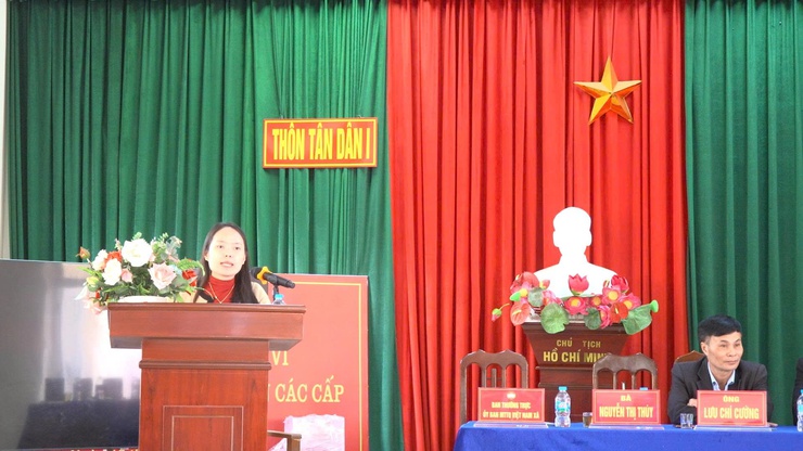 Cử tri thôn Tân Dân 1 tin tưởng, kỳ vọng vào các ứng cử viên đại biểu HĐND xã Thanh Oai- Ảnh 10.