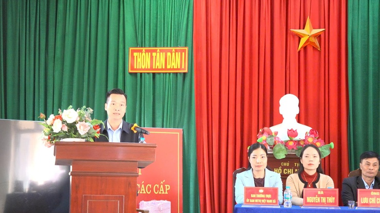 Cử tri thôn Tân Dân 1 tin tưởng, kỳ vọng vào các ứng cử viên đại biểu HĐND xã Thanh Oai- Ảnh 18.