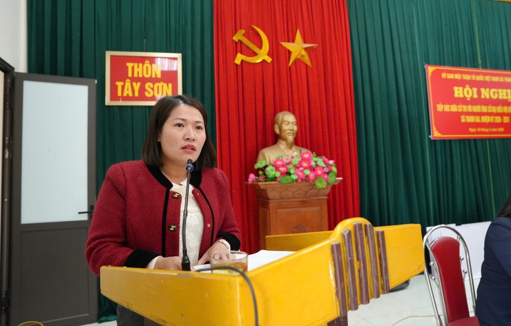 ĐƠN VỊ BẦU CỬ SỐ 5 TIẾP XÚC CỬ TRI TẠI THÔN TÂY SƠN- Ảnh 8.