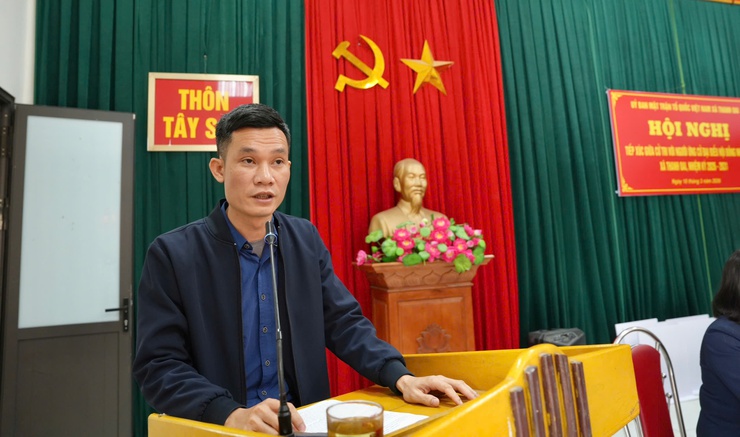 ĐƠN VỊ BẦU CỬ SỐ 5 TIẾP XÚC CỬ TRI TẠI THÔN TÂY SƠN- Ảnh 6.