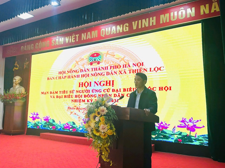 BCH Hội nông dân xã Thiên Lộc mạn đàm tiểu sử người ứng cử đại biểu Quốc hội và đại biểu HĐND các cấp, nhiệm kỳ 2026 – 2031- Ảnh 5.