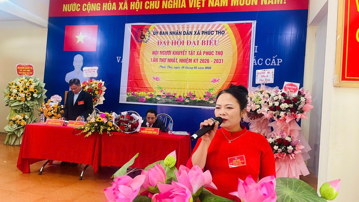 Đại hội đại biểu Hội Người khuyết tật xã Phúc Thọ lần thứ I, nhiệm kỳ 2026-2031 thành công tốt đẹp- Ảnh 5.