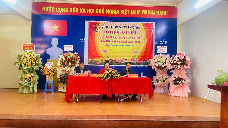 Đại hội đại biểu Hội Người khuyết tật xã Phúc Thọ lần thứ I, nhiệm kỳ 2026-2031 thành công tốt đẹp- Ảnh 2.