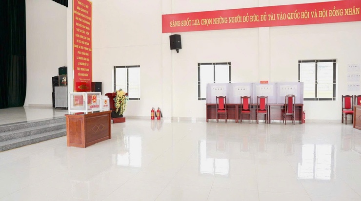 Đoàn công tác số 5 Thành ủy Hà Nội kiểm tra công tác bầu cử tại xã Thiên Lộc- Ảnh 12.