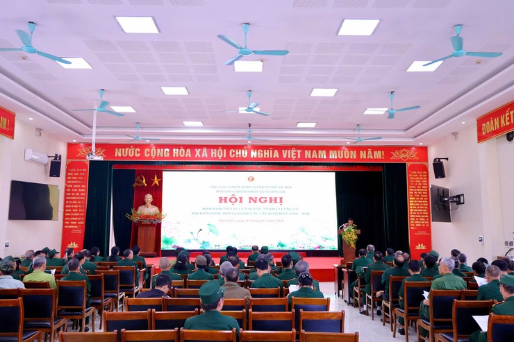 Hội Cựu chiến binh xã Thiên Lộc mạn đàm tiểu sử người ứng cử đại biểu Quốc hội và đại biểu HĐND các cấp, nhiệm kỳ 2026 – 2031; sơ kết công tác Hội quý I và triển khai nhiệm vụ trọng tâm quý II năm 2026.- Ảnh 1.