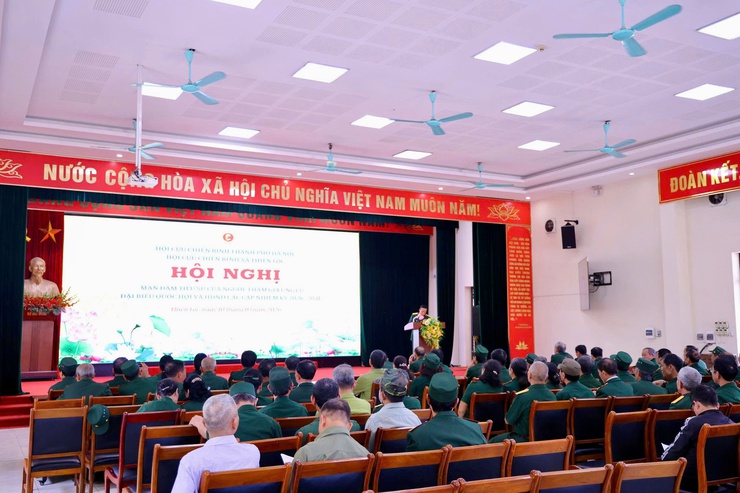 Hội Cựu chiến binh xã Thiên Lộc mạn đàm tiểu sử người ứng cử đại biểu Quốc hội và đại biểu HĐND các cấp, nhiệm kỳ 2026 – 2031; sơ kết công tác Hội quý I và triển khai nhiệm vụ trọng tâm quý II năm 2026.- Ảnh 5.