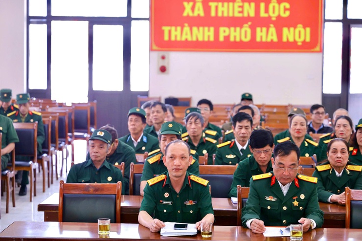 Hội Cựu chiến binh xã Thiên Lộc mạn đàm tiểu sử người ứng cử đại biểu Quốc hội và đại biểu HĐND các cấp, nhiệm kỳ 2026 – 2031; sơ kết công tác Hội quý I và triển khai nhiệm vụ trọng tâm quý II năm 2026.- Ảnh 6.