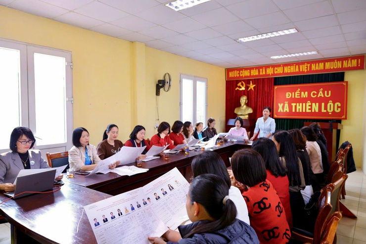 Hội LHPN xã Thiên Lộc mạn đàm tiểu sử ứng cử viên đại biểu Quốc hội khóa XVI và đại biểu HĐND các cấp, nhiệm kỳ 2026 – 2031- Ảnh 6.