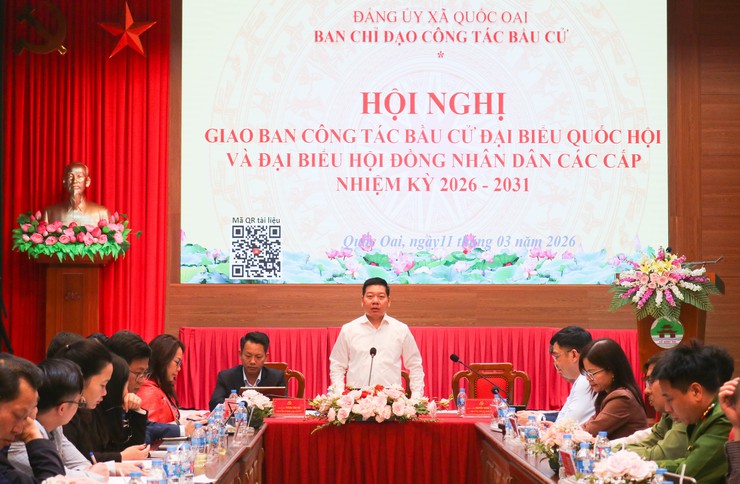 Quốc Oai sẵn sàng cho Ngày bầu cử: Cơ bản hoàn tất các điều kiện phục vụ cử tri- Ảnh 3.