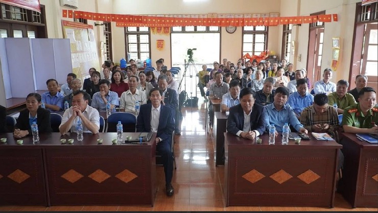 ĐƠN VỊ BẦU CỬ SỐ 5 TIẾP XÚC CỬ TRI VỚI CÁC THÔN: PHEO - XUÂN THỌ - PHÚ THỨ - KHÁNH CHÚC BÃI- Ảnh 1.