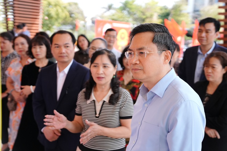 LÃNH ĐẠO TP HÀ NỘI KHẢO SÁT CÔNG TÁC BẦU CỬ TẠI XÃ ĐÔNG ANH- Ảnh 3.