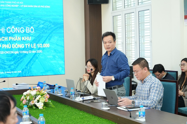 UBND xã Phù Đổng Công bố Quy hoạch phân khu khu công nghiệp Phù Đổng tỷ lệ 1/2000- Ảnh 2.