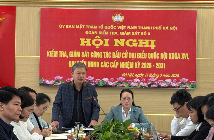 ĐOÀN KIỂM TRA, GIÁM SÁT CỦA ỦY BAN MTTQ VIỆT NAM THÀNH PHỐ HÀ NỘI KIỂM TRA CÔNG TÁC CHUẨN BỊ BẦU CỬ TẠI XÃ NỘI BÀI
- Ảnh 12.