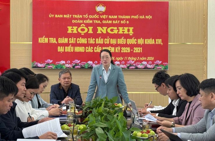 ĐOÀN KIỂM TRA, GIÁM SÁT CỦA ỦY BAN MTTQ VIỆT NAM THÀNH PHỐ HÀ NỘI KIỂM TRA CÔNG TÁC CHUẨN BỊ BẦU CỬ TẠI XÃ NỘI BÀI
- Ảnh 11.