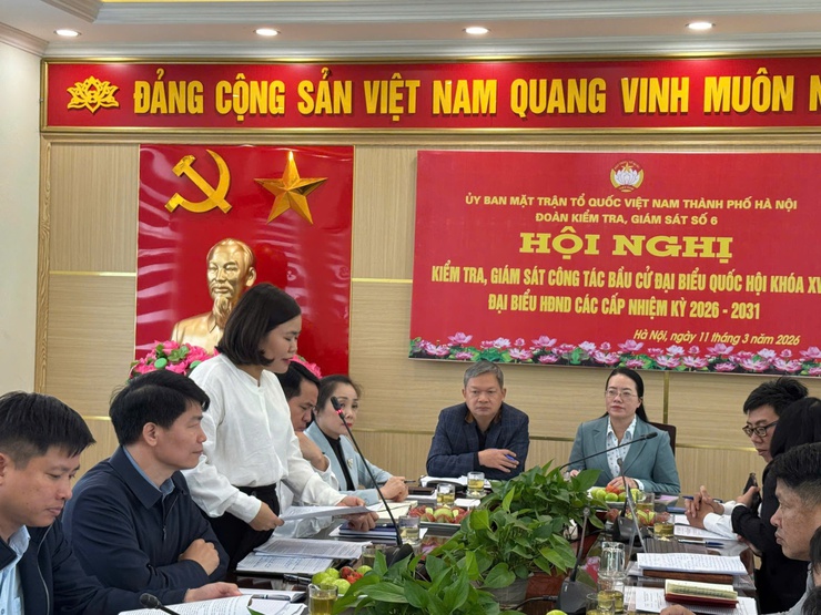 ĐOÀN KIỂM TRA, GIÁM SÁT CỦA ỦY BAN MTTQ VIỆT NAM THÀNH PHỐ HÀ NỘI KIỂM TRA CÔNG TÁC CHUẨN BỊ BẦU CỬ TẠI XÃ NỘI BÀI
- Ảnh 10.