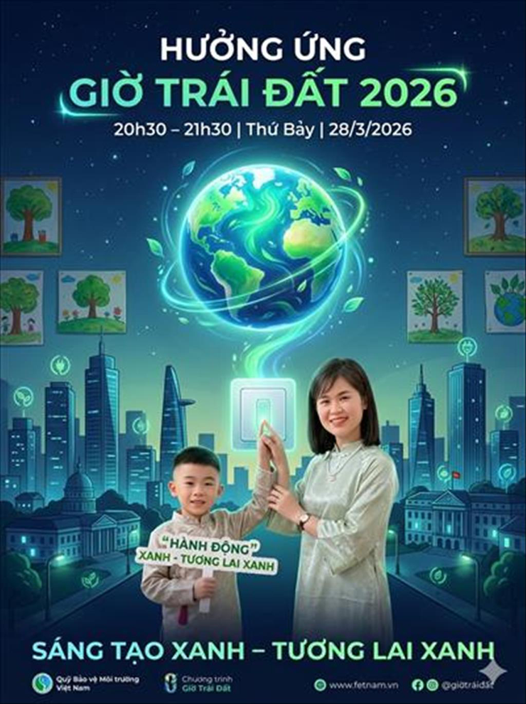 Tuyên truyền hưởng ứng Chiến dịch Giờ Trái đất năm 2026- Ảnh 2.