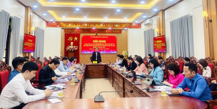 Xã Phúc Lộc sẵn sàng cho Ngày hội lớn- Ảnh 1.