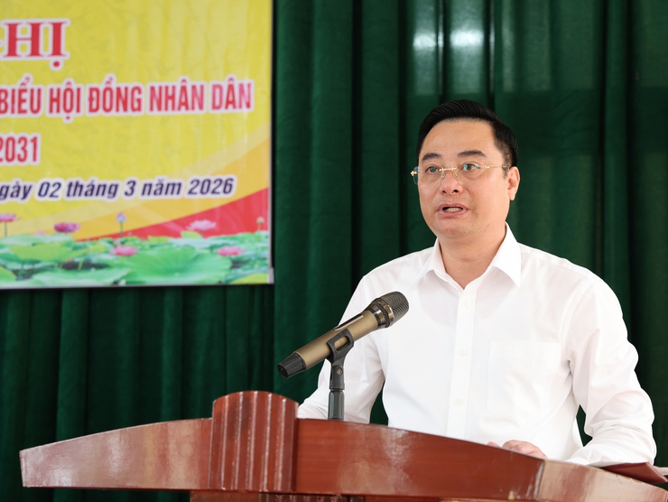 38 ứng cử viên đại biểu HĐND xã Tam Hưng hoàn thành tiếp xúc cử tri tại các đơn vị bầu cử- Ảnh 2.