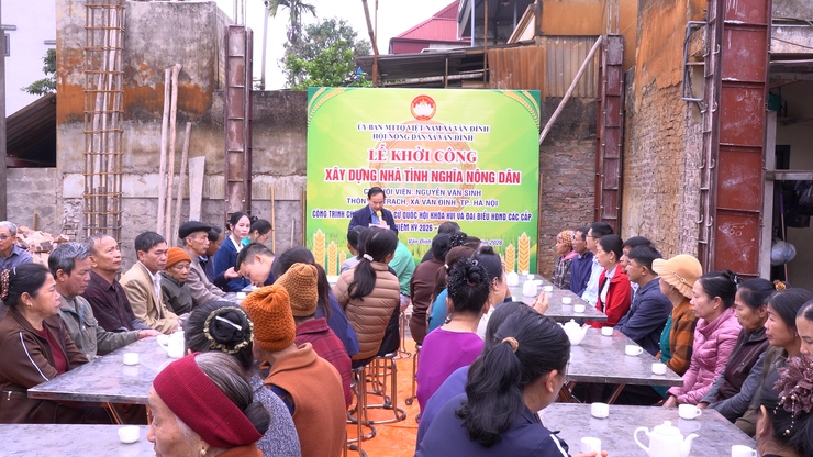 Vân Đình khởi công xây dựng “Nhà tình nghĩa nông dân” cho hội viên có hoàn cảnh khó khăn- Ảnh 4.